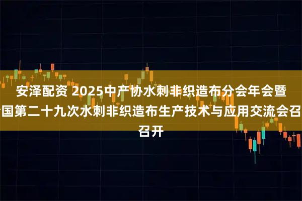 安泽配资 2025中产协水刺非织造布分会年会暨全国第二十九次水刺非织造布生产技术与应用交流会召开